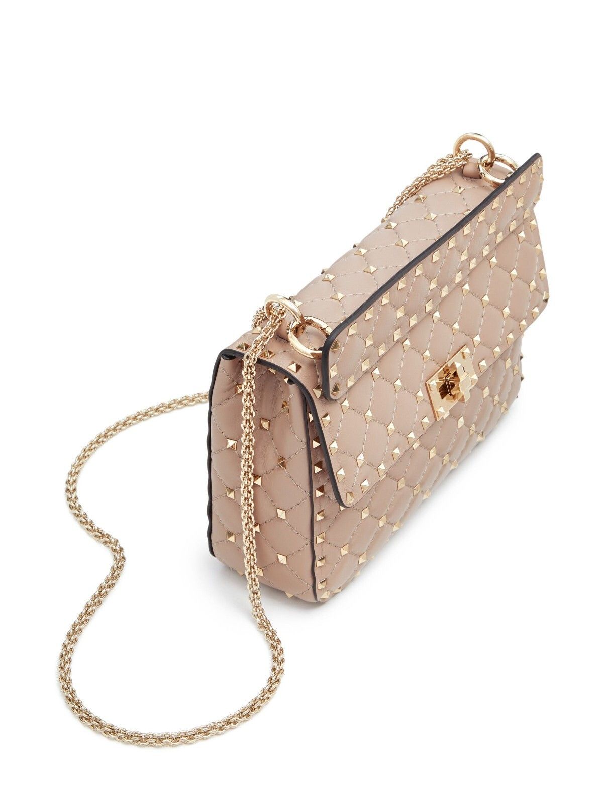 Valentino VALENTINO Rockstud Spike Medium Poudre Nappa Bag Size ONE SIZE - 5 Thumbnail