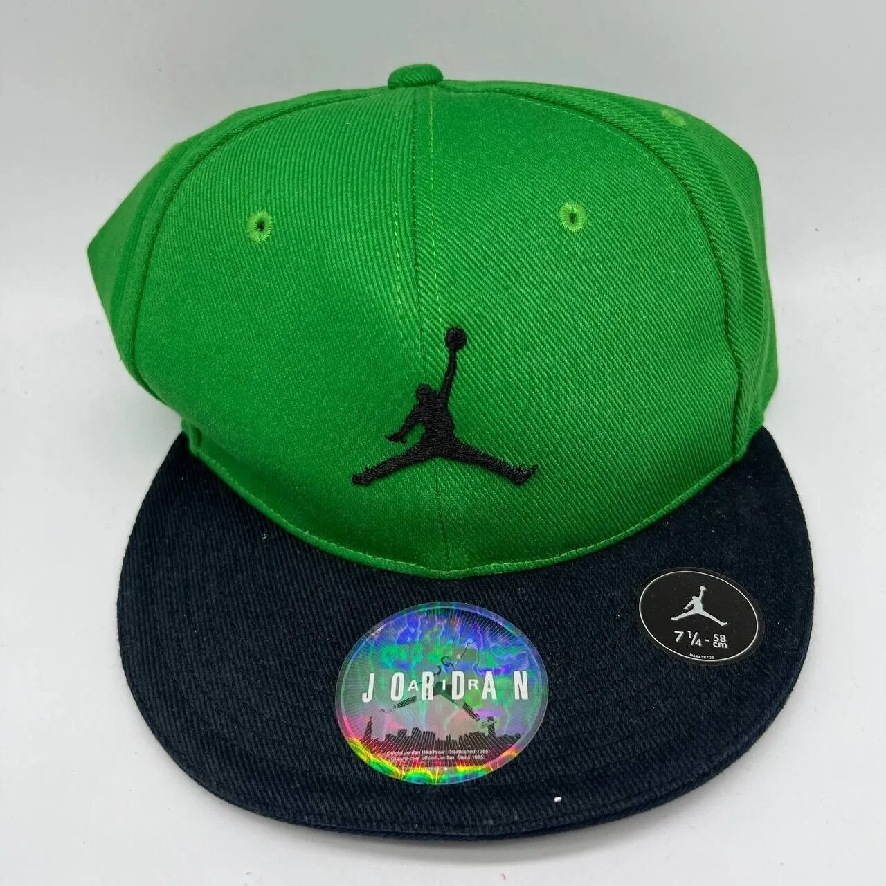 Jordan Brand Air Jordan Pine Green 7 1/4 Jumpman Hat Fitted Cap Men ...
