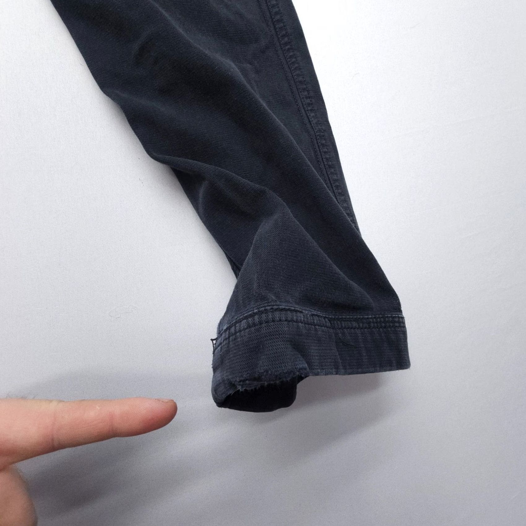 Vintage Aventura Chino Pants Womens 8 Black Cotton Stretch Twill Casual Travel Hiking Size 30" / US 8 / IT 44 - 4 Thumbnail