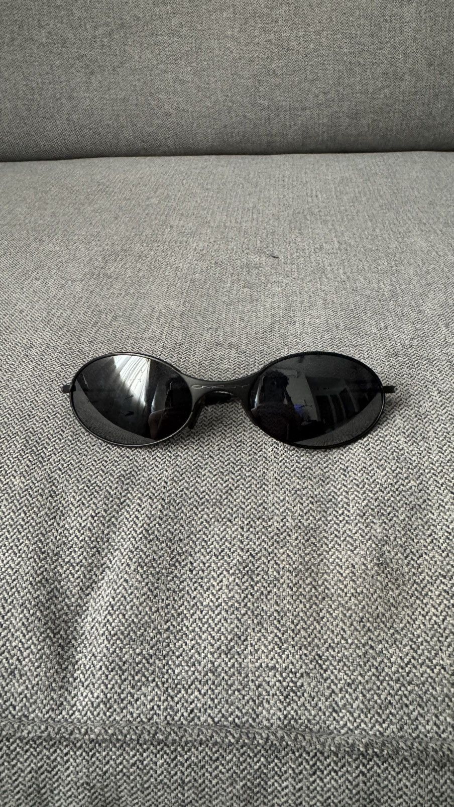 Oakley 90’s Vintage Oakley E Wire Gen 1 Steel Gray Sunglasses Size ONE SIZE - 3 Thumbnail
