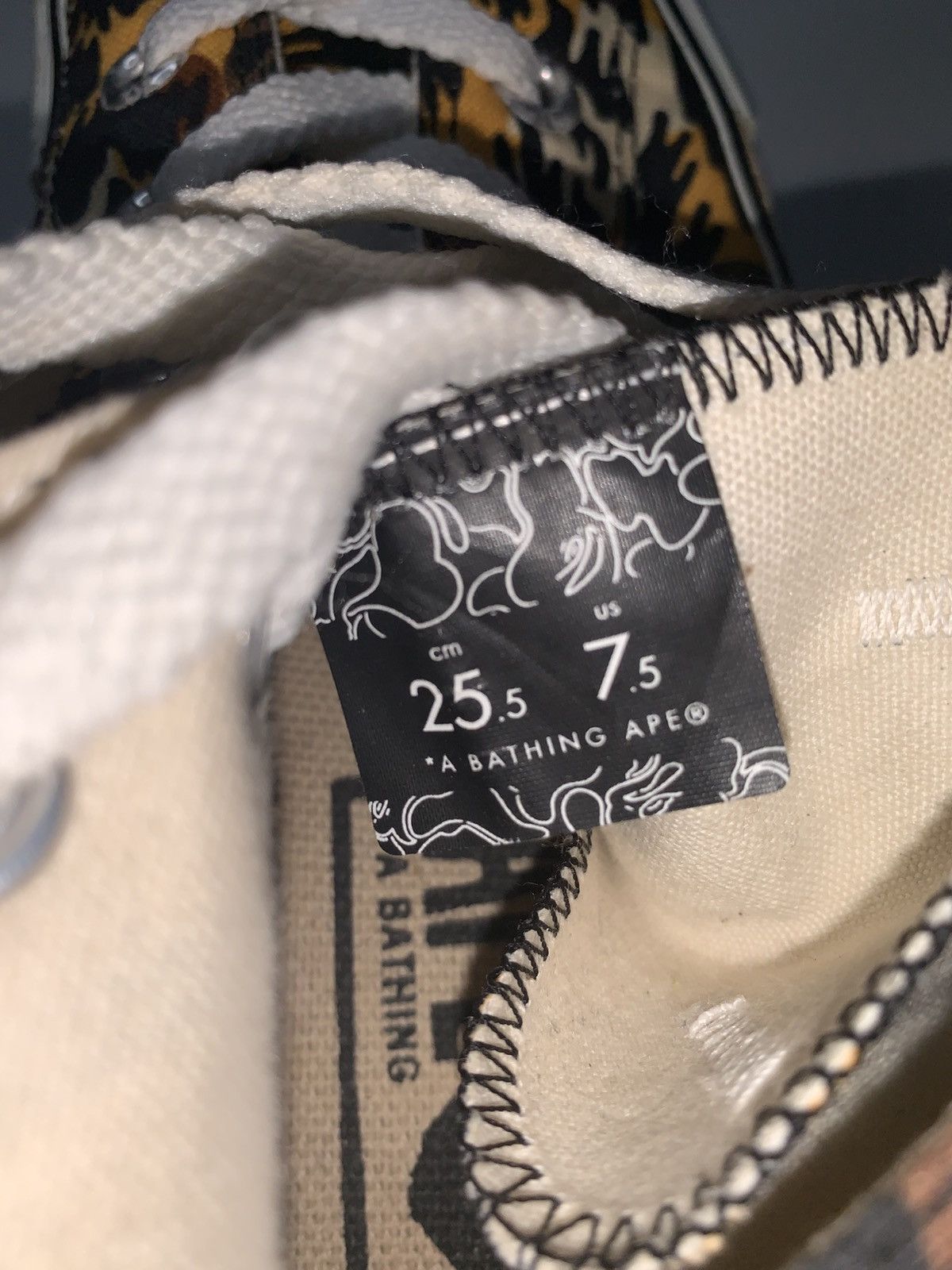 Bape A Bathing Ape / Ape Sta Hi top Sneakers Size US 7.5 / EU 40-41 - 13 Thumbnail