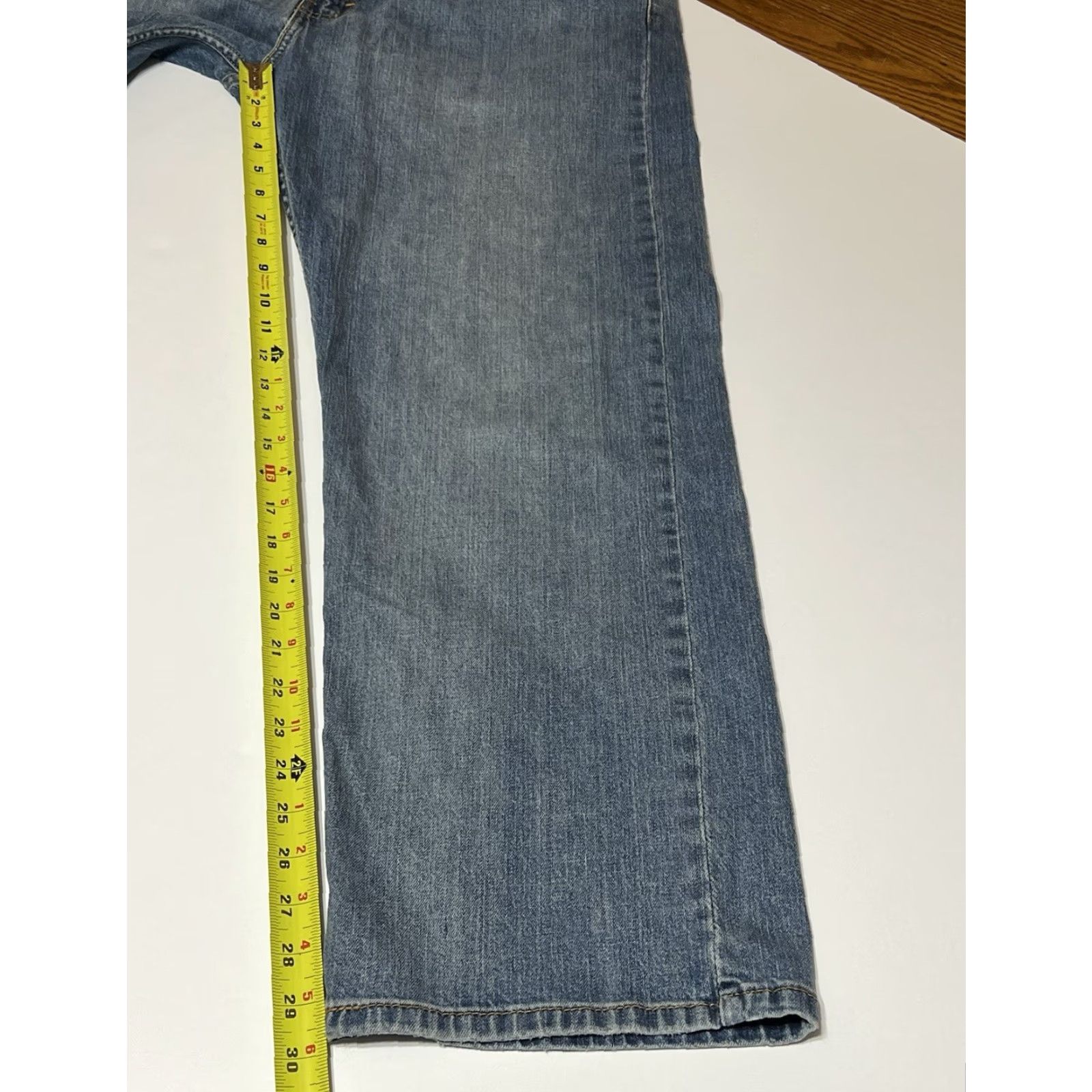 Levi's Levi's 569 Jeans Men 38x32 5-Pocket Relaxed Straight Medium Wash Denim Blue Jeans USA 500 Series Men Reg. XS? Size US 38 / EU 54 - 5 Thumbnail
