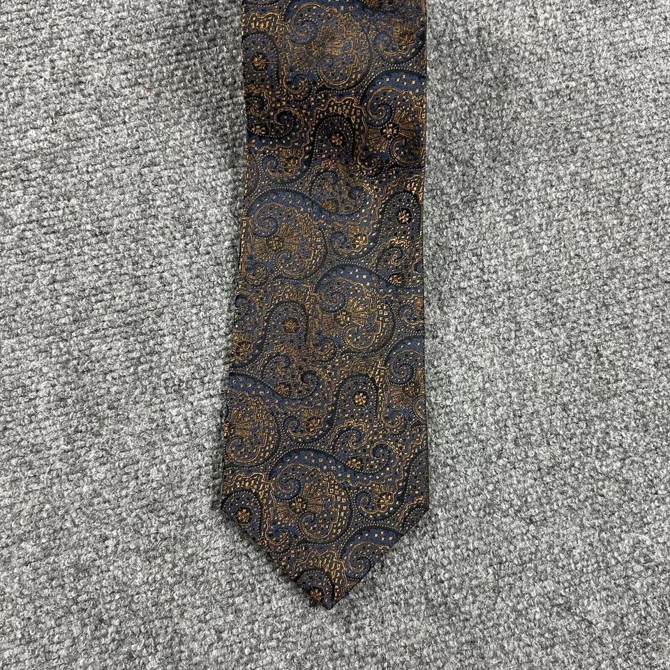 Robert Talbott × Vintage Robert Talbott Neck Tie Mens 4" x 58" Paisley Vintage Silk Size ONE SIZE - 2 Thumbnail