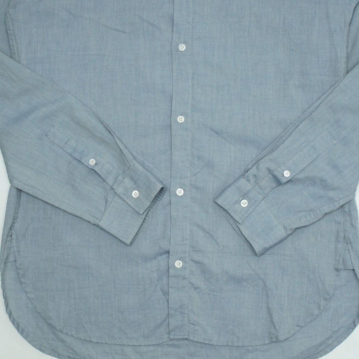 Sandro *NoTariff Sandro Mandarin Collar LS Shirt Size US S / EU 44-46 / 1 - 3 Thumbnail