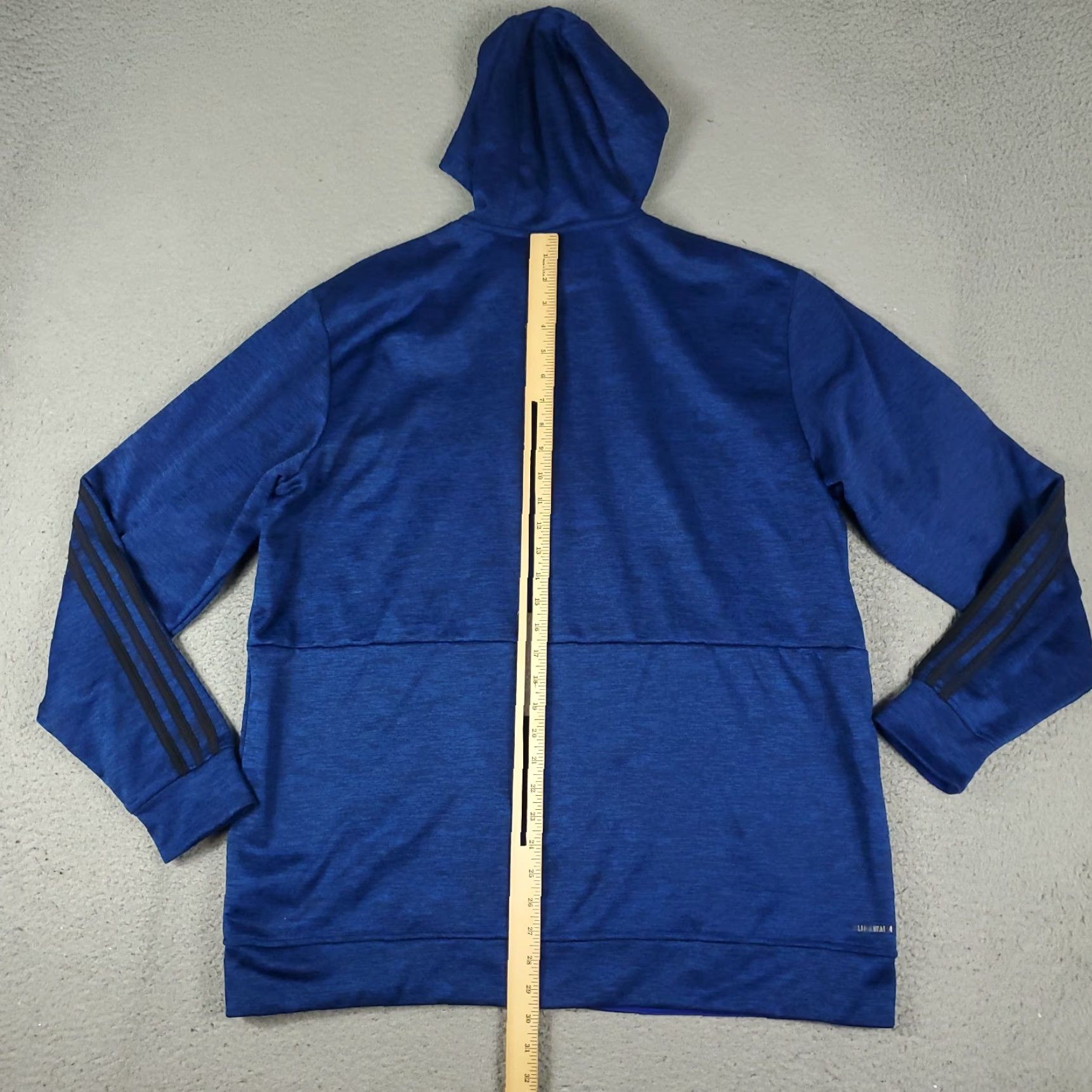 Adidas Adidas Hoodie Mens XL Blue Full Zip Up Sweatshirt Size US XL / EU 56 / 4 - 6 Thumbnail