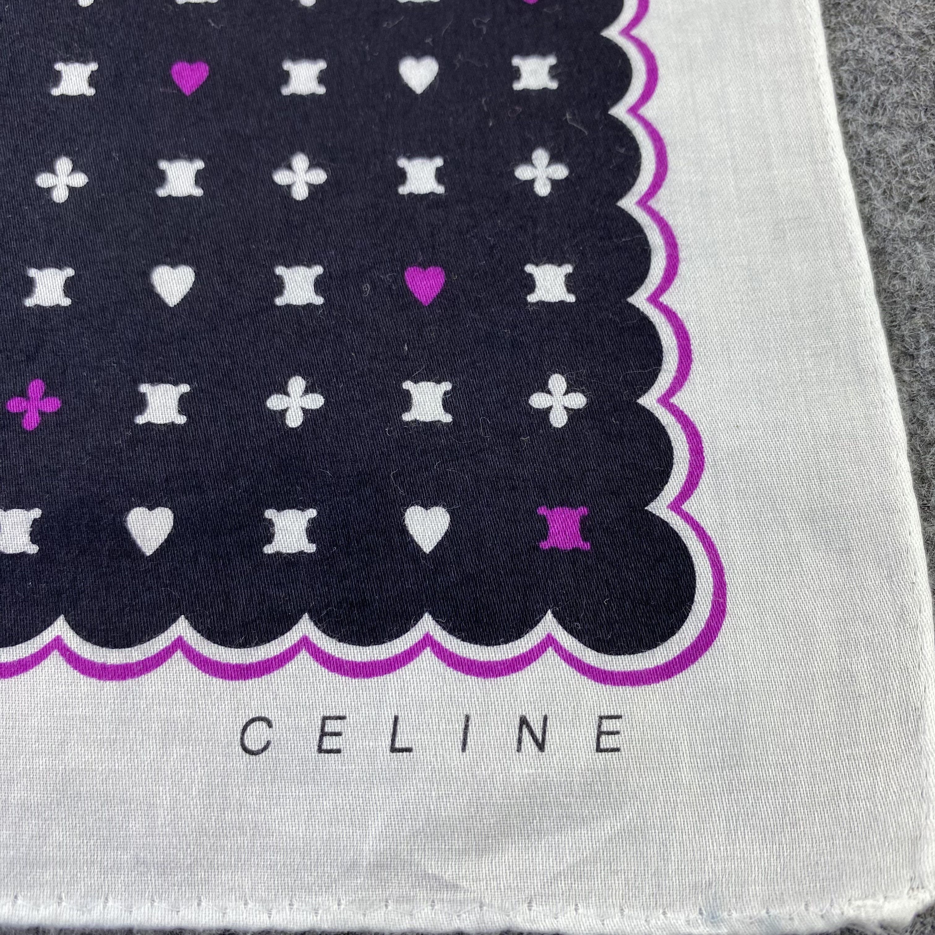 Celine Celine Handkerchief / Bandana / Neckerchief / Headscarf-B817 Size ONE SIZE - 5 Thumbnail
