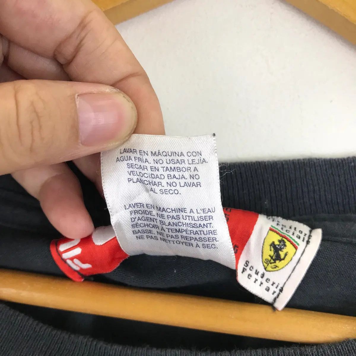 Ferrari Vtg SCUDERIA FERRARI x FILA Racing Formula 1 Tee Shirt Size US XXL / EU 58 / 5 - 7 Thumbnail