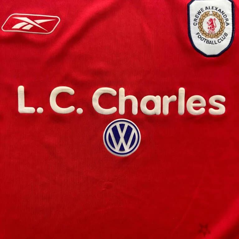 Reebok Crewe Alexandra 2004-05 Reebok home football jersey size XXL Size US XXL / EU 58 / 5 - 4 Thumbnail