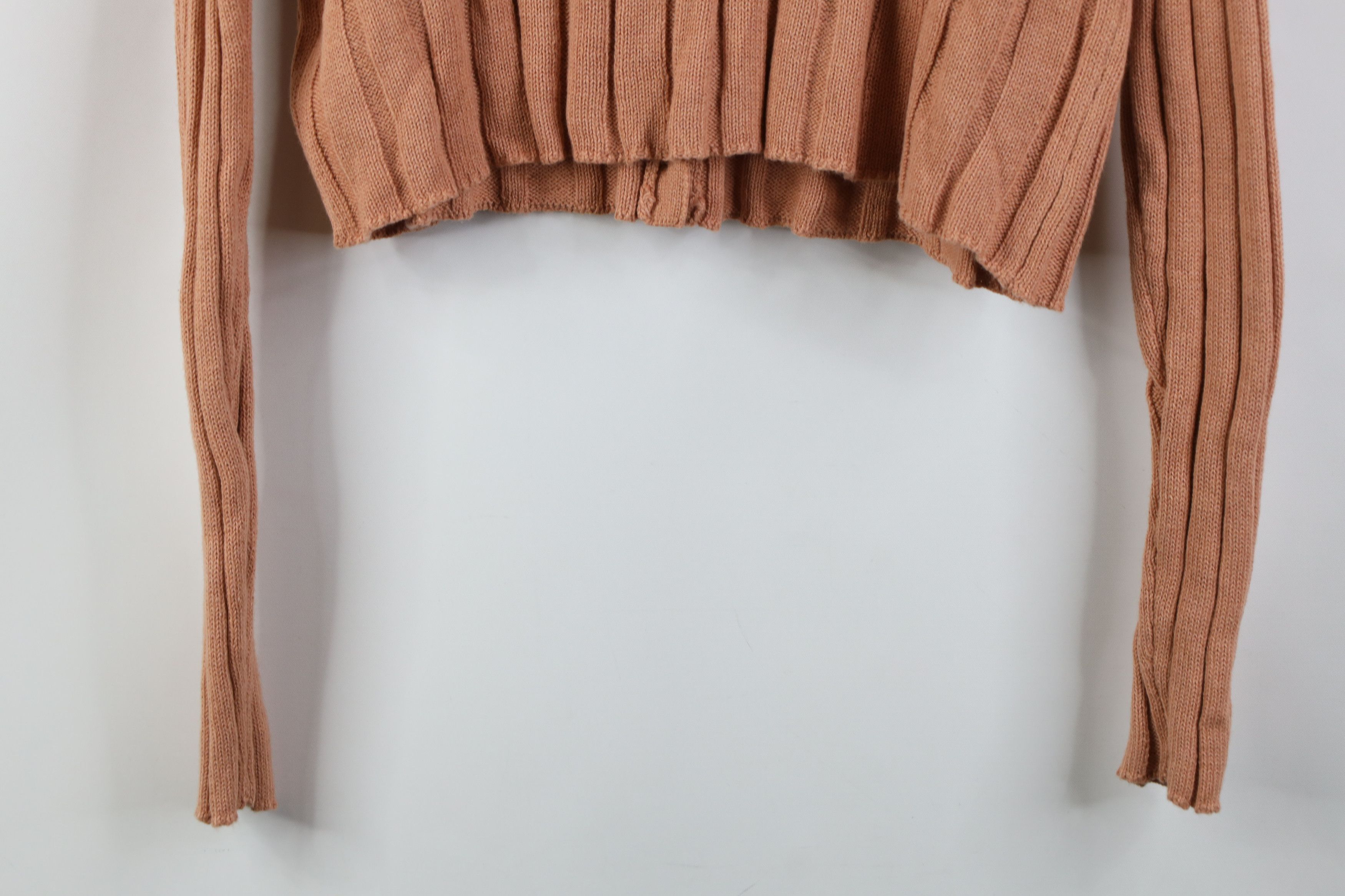 Aeropostale Vintage Y2K Aeropostale Cropped Ribbed Knit Cardigan Sweater Size S / US 4 / IT 40 - 11 Thumbnail