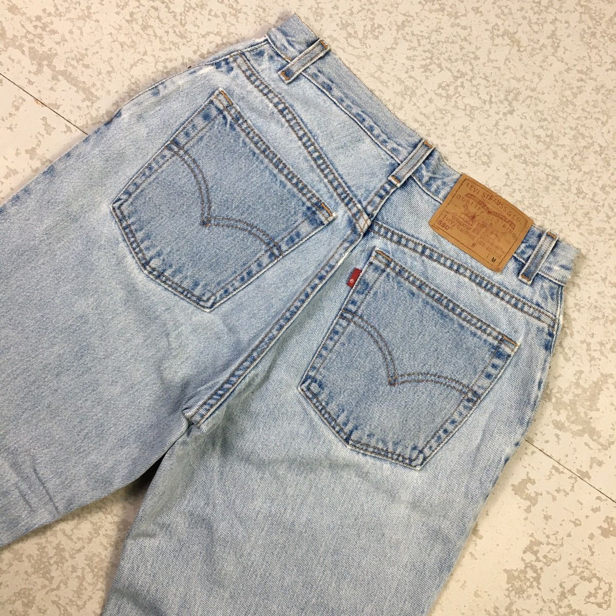 Levi's × Levi's Vintage Clothing × Vintage Crazy Vintage Levis 550 Relaxed Fit Tapered Leg Jeans Size US 28 / EU 44 - 6 Thumbnail