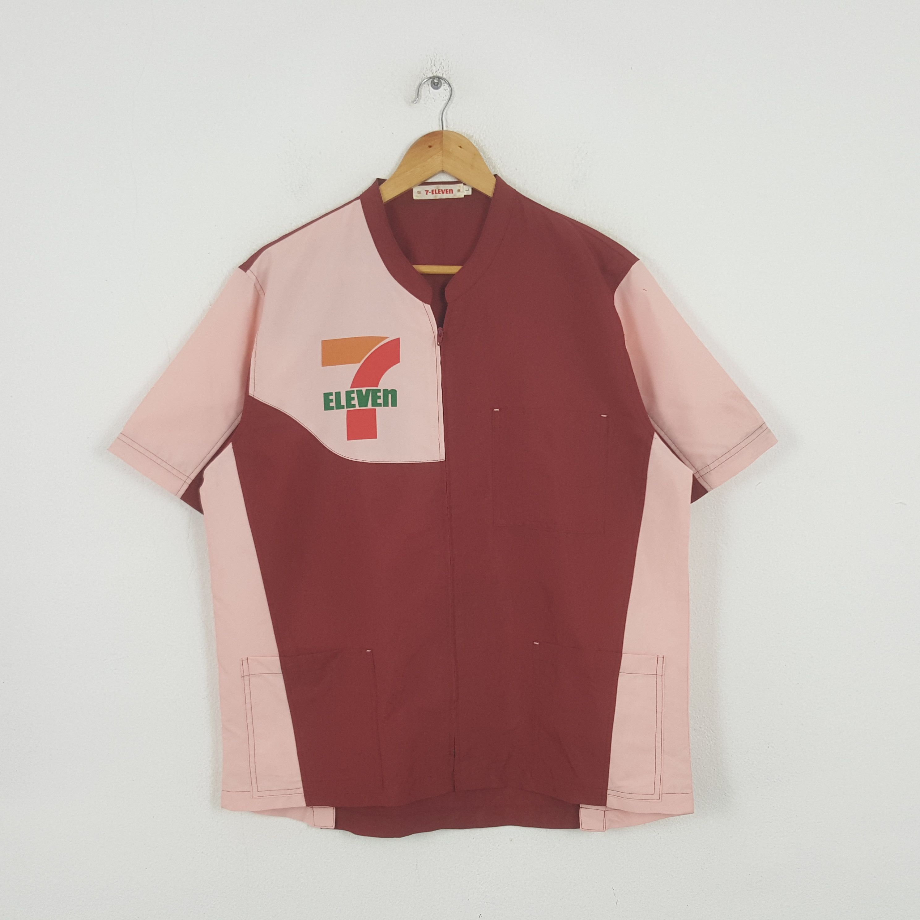 Other Vintage 7 Eleven Japanese Uniform Jacket RR15 Size US L / EU 52-54 / 3 - 3 Thumbnail