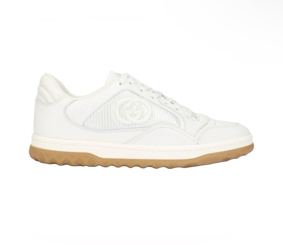 Gucci Gucci MAC80 Low Top Leather Skateboard Sneakers Size US 4.5 / IT 34.5 - 1 Thumbnail