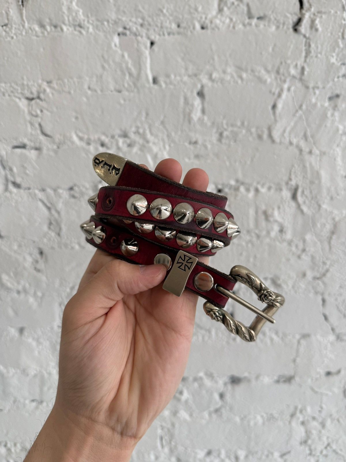 Enfants Riches Deprimes ERD STUDDED WESTERN BELT Size 28 - 1 Thumbnail