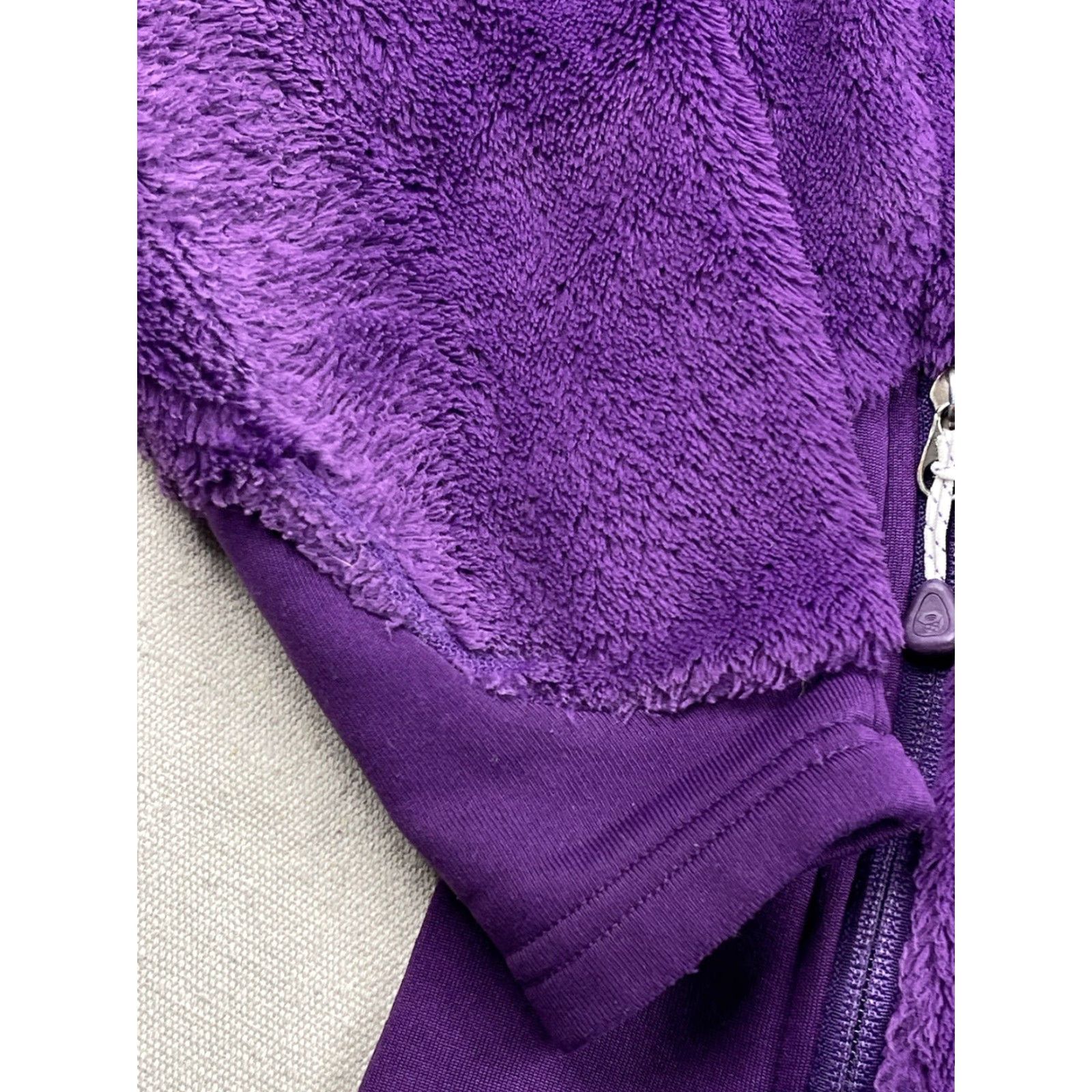 Mountain Hardwear VINTAGE Mountain Hardwear Monkey Jacket Fleece XS Purple Full Zip Pockets Womens Size XS / US 0-2 / IT 36-38 - 6 Thumbnail