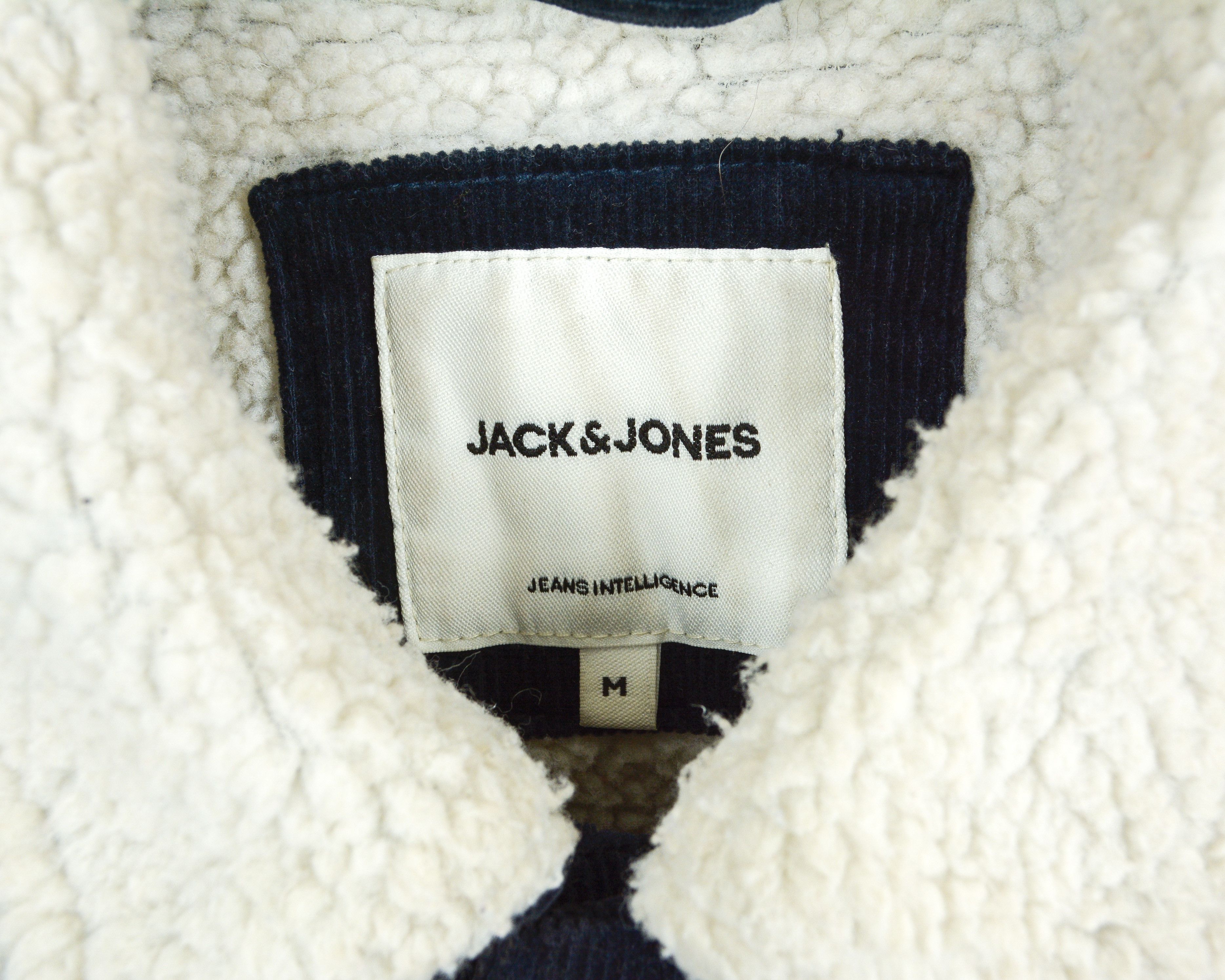 Jack & Jones Men M Trucker Cord Jacket Coat Sherpa Lined Corduroy Winter Size US M / EU 48-50 / 2 - 6 Thumbnail
