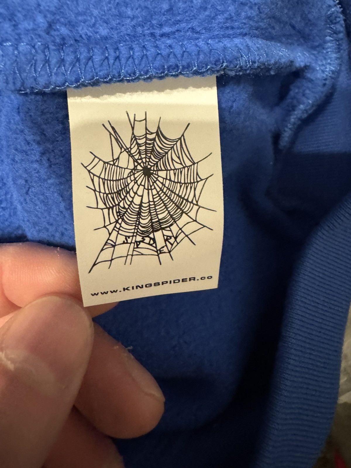 Sp5der Sp5der Angel Number Hoodie blue 555 New size large Size US L / EU 52-54 / 3 - 10 Thumbnail
