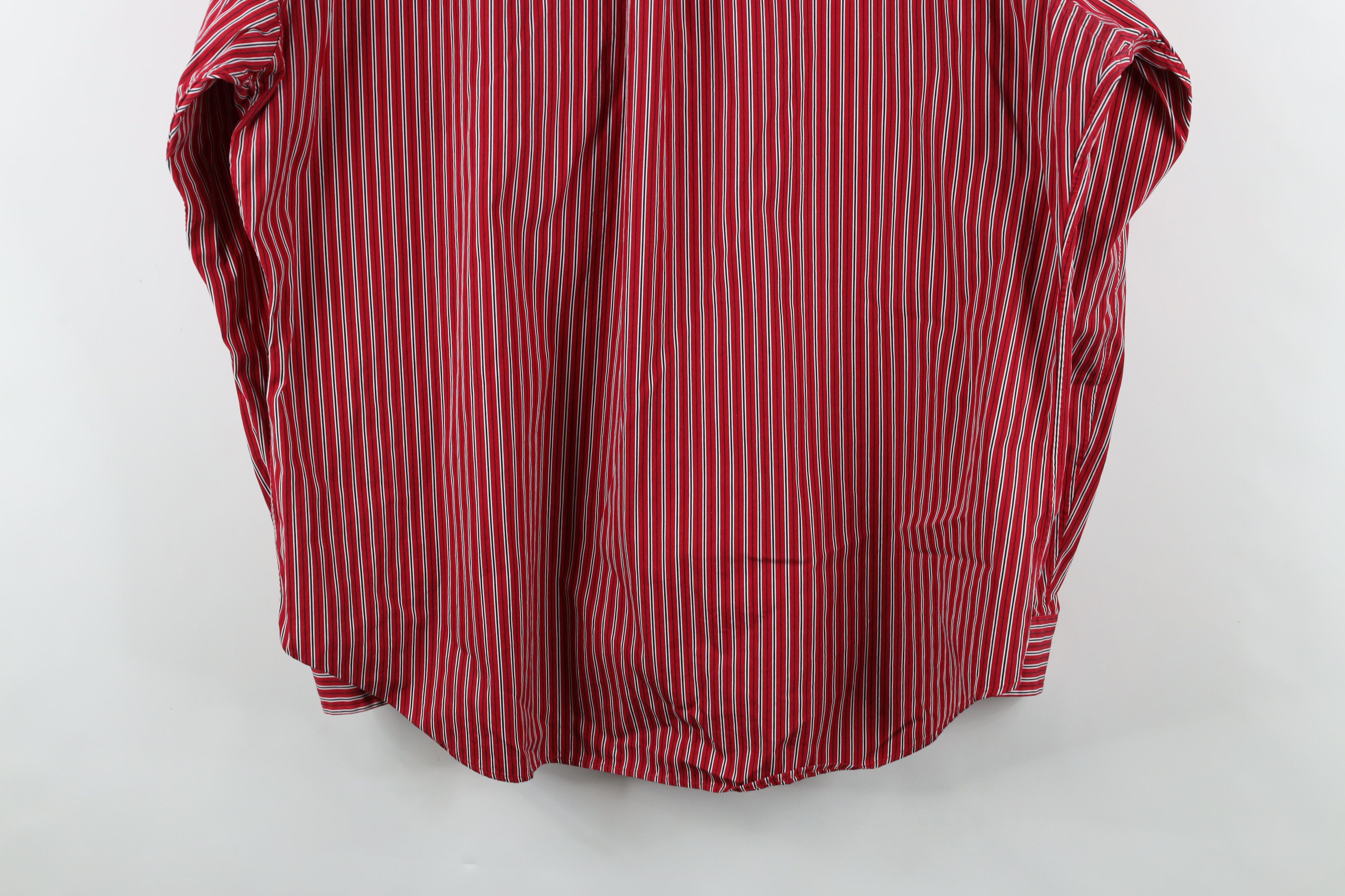 Ralph Lauren × Vintage Vintage 90s Ralph Lauren Striped Collared Button Down Shirt Size US XL / EU 56 / 4 - 10 Thumbnail