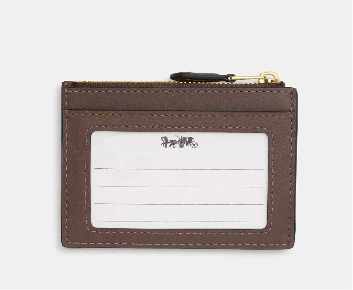 Coach Mini Skinny Id Case In Signature Jacquard CEL83 Size ONE SIZE - 8 Thumbnail