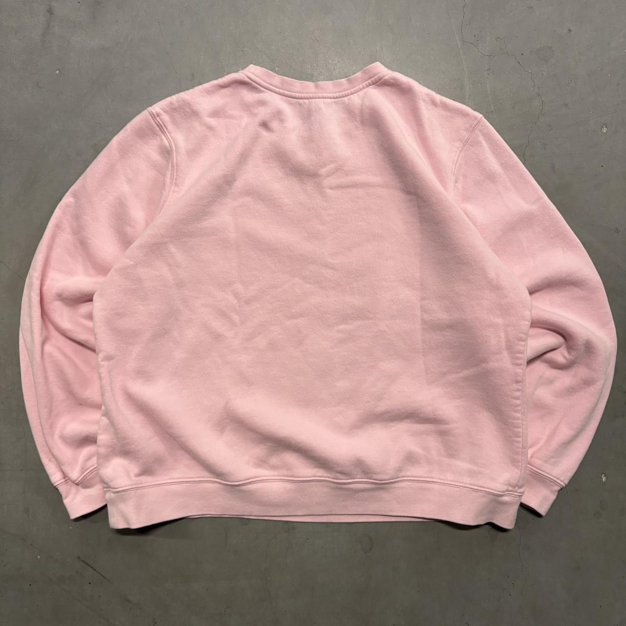 Vintage Crazy Vintage Y2K/2000s Blank Pink Crewneck Sweatshirt! Size US L / EU 52-54 / 3 - 2 Thumbnail