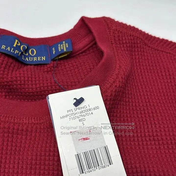 Polo Ralph Lauren Polo Ralph Lauren Embroidered Pony Waffle Crewneck Sweatshi Size US S / EU 44-46 / 1 - 4 Thumbnail