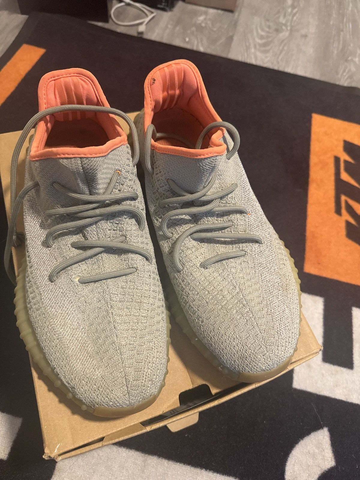 Adidas Yeezy 350 dessert sage v2 Size US 10.5 / EU 43-44 - 8 Thumbnail