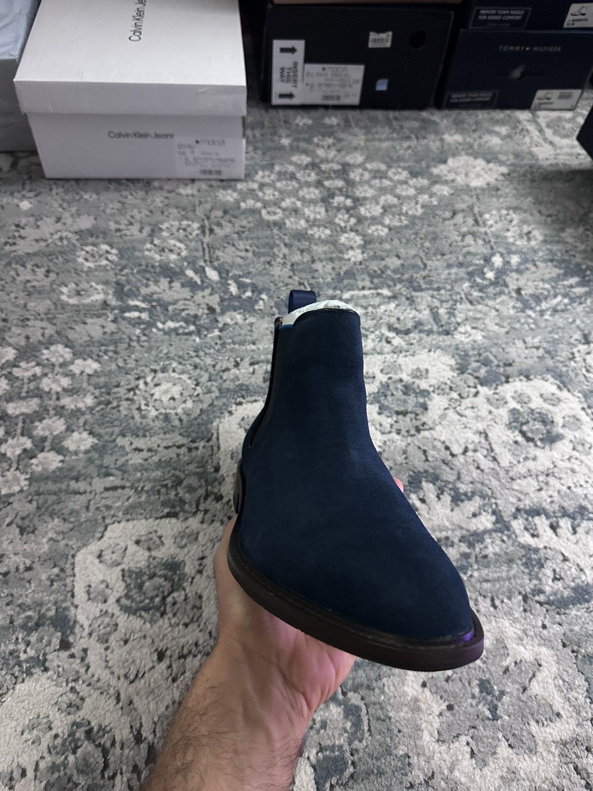 Steve Madden Steve Madden Bronn Chelsea Boots Navy Suede Size 8 Size US 8 / EU 41 - 3 Thumbnail