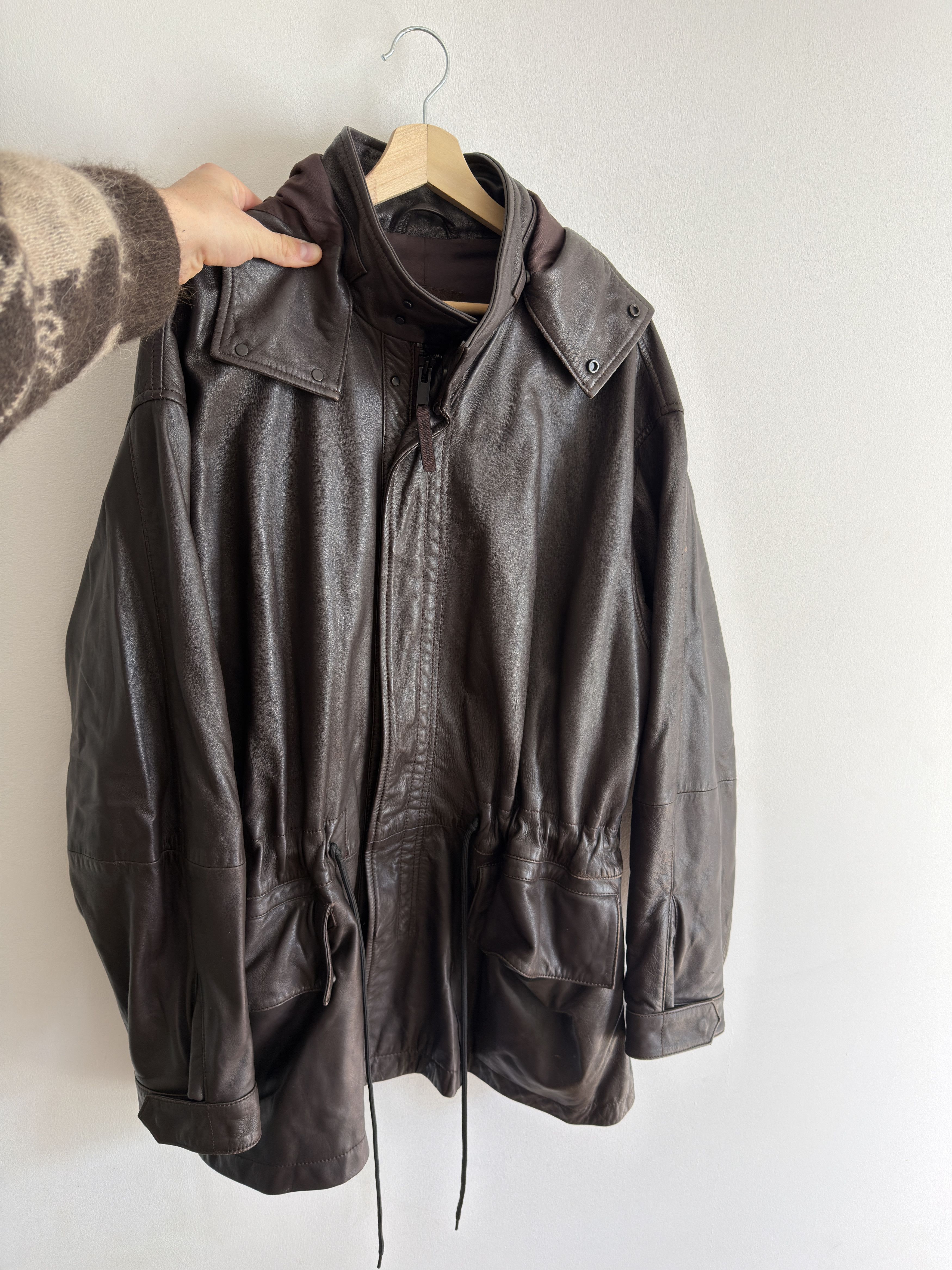 Studio Nicholson Studio Nicholson x Zara Leather Jacket Size US M / EU 48-50 / 2 - 1 Thumbnail