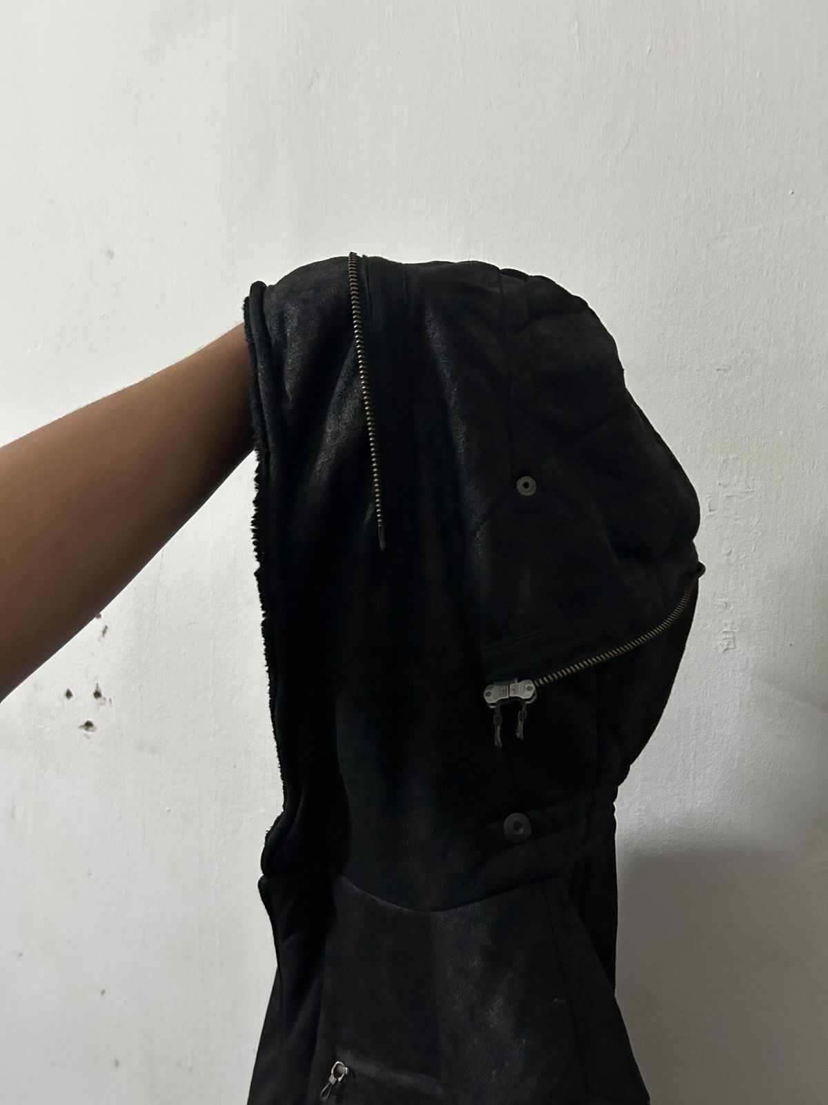 GOSTAR DE FUGA 00’s FUGA BONO WAXED LEATHER COATED PUNK GOTHIC VKEI Size US XXS / EU 40 - 18 Thumbnail