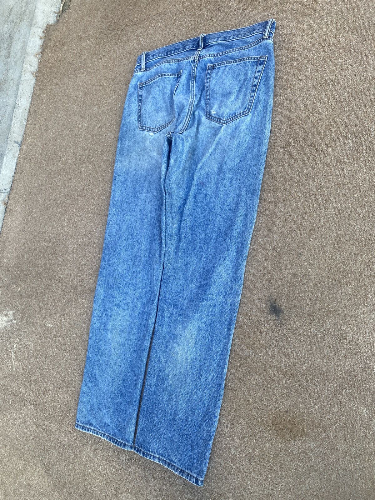 Jun Takahashi × Uniqlo Vintage uniqlo fabric by khaihara straight cut denim Size US 32 / EU 48 - 9 Thumbnail