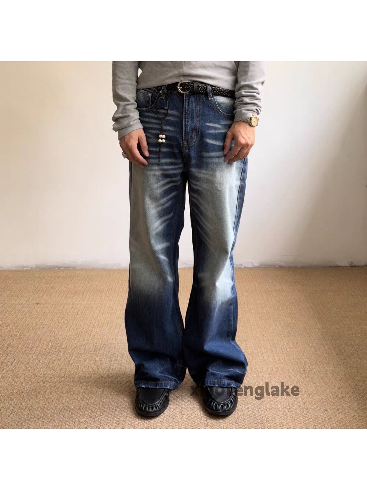 Jean zx vintage faded distressed yuppie y2k flared jeans Size US 32 / EU 48 - 8 Thumbnail