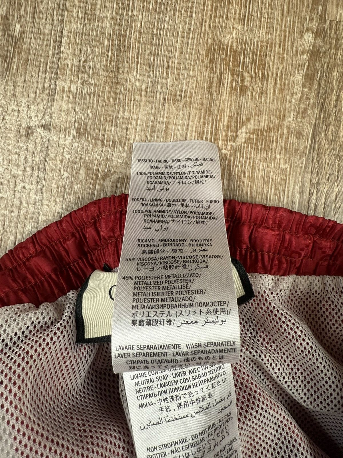 Gucci Gucci Mens Red Swimtrunks Size US 32 / EU 48 - 5 Thumbnail