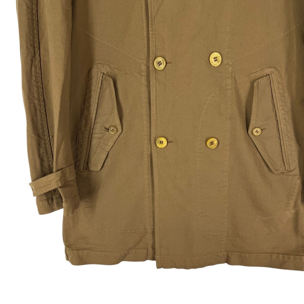 Comme des Garcons Homme 🔥 Comme des Garcons Homme Double Breast Trench Coat Size US M / EU 48-50 / 2 - 9 Thumbnail