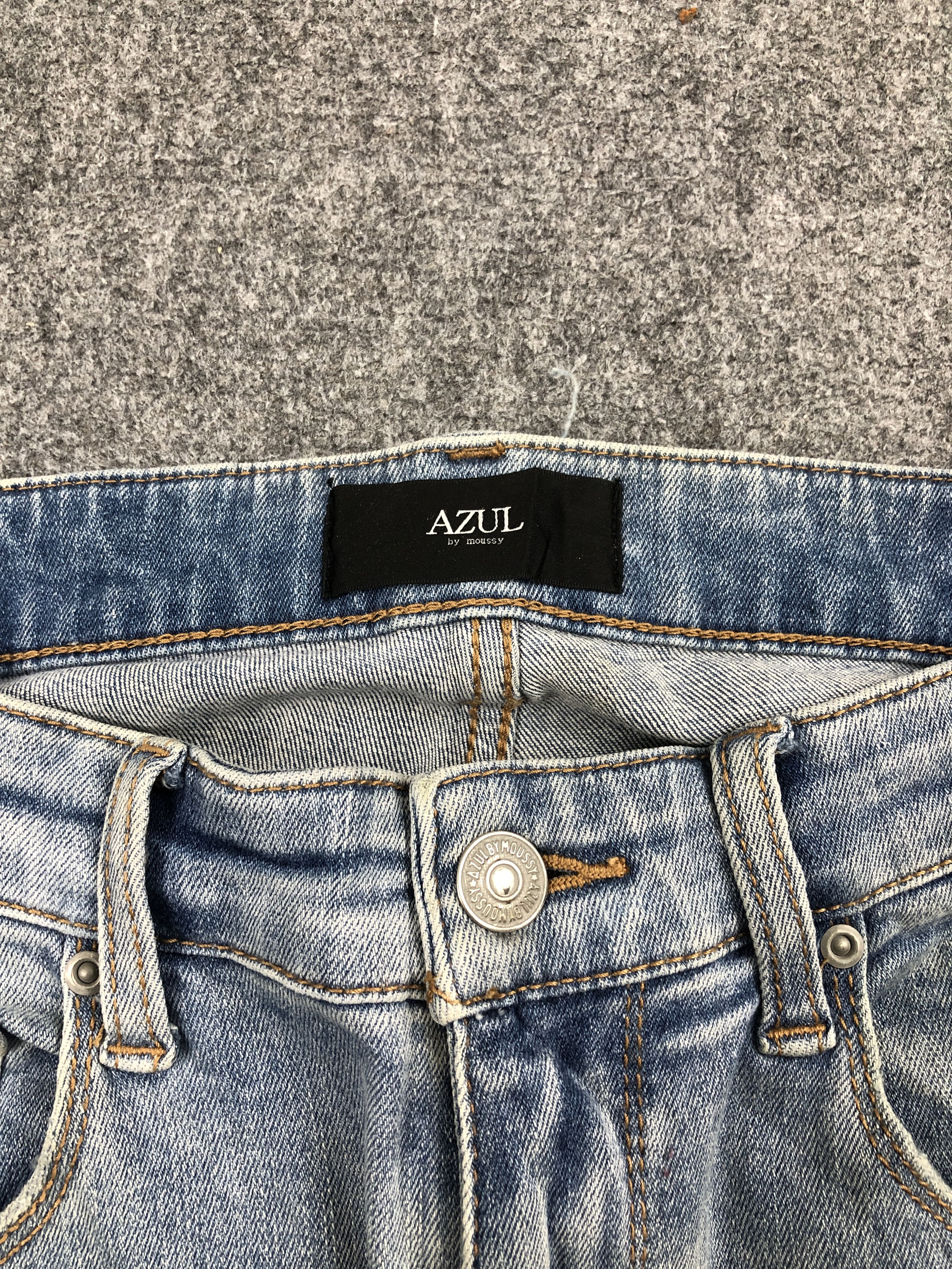 MOUSSY Vintage Azul By Moussy Distressed Jeans DP2432 Size US 30 / EU 46 - 10 Thumbnail