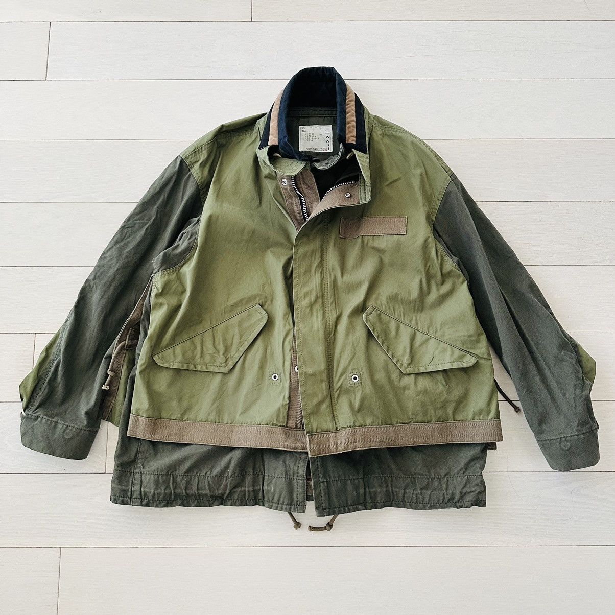 ジャケット・アウター sacai 20SS FABRIC COMBO JACKET 20SS＊sacai (サカイ)】ファブリックコンボジャケット Fabric
