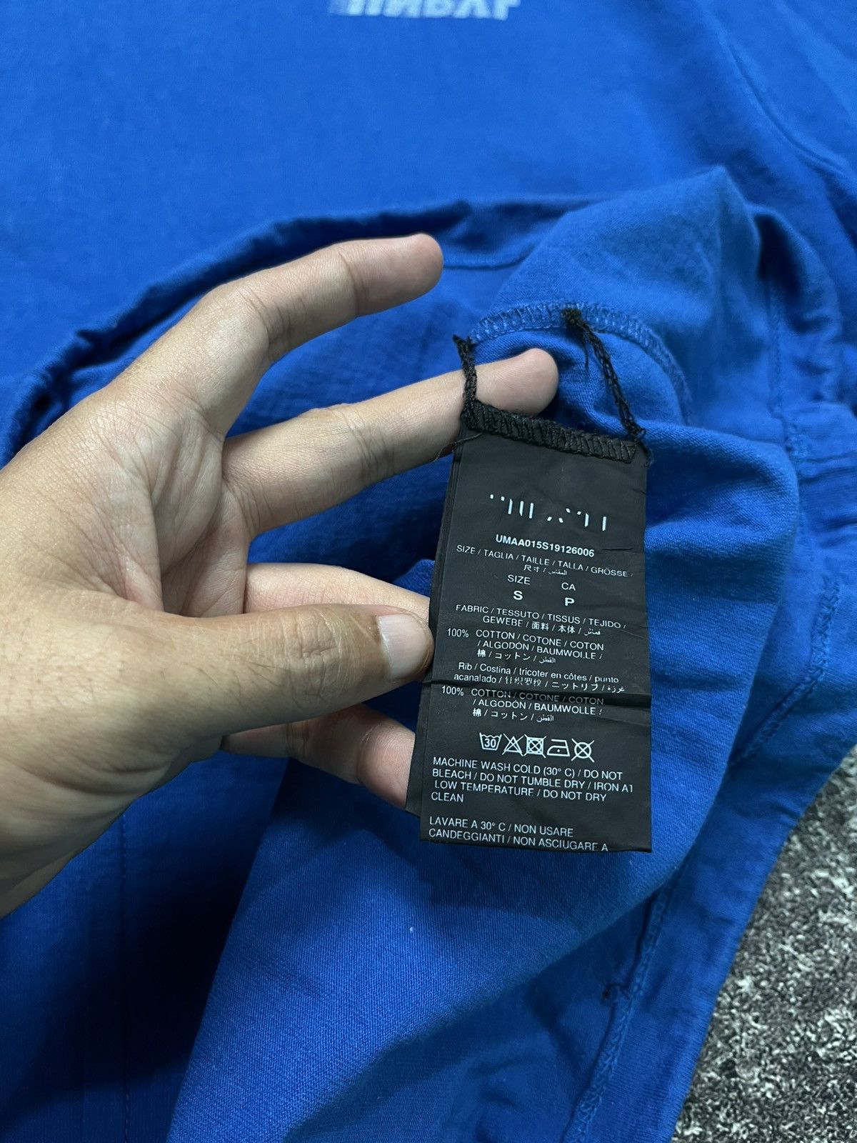 Ben Taverniti Unravel Project Ben Taverniti Unravel Project Blue T-Shirts Size US XL / EU 56 / 4 - 7 Thumbnail