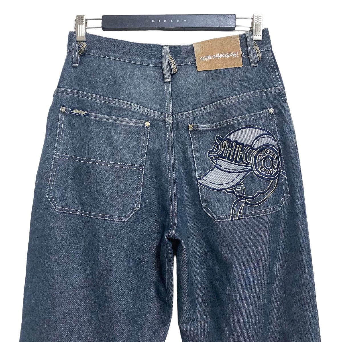 JNCO Vintage SOHK School Of Hard Knocks Denim Baggy Pants Size US 31 - 10 Thumbnail