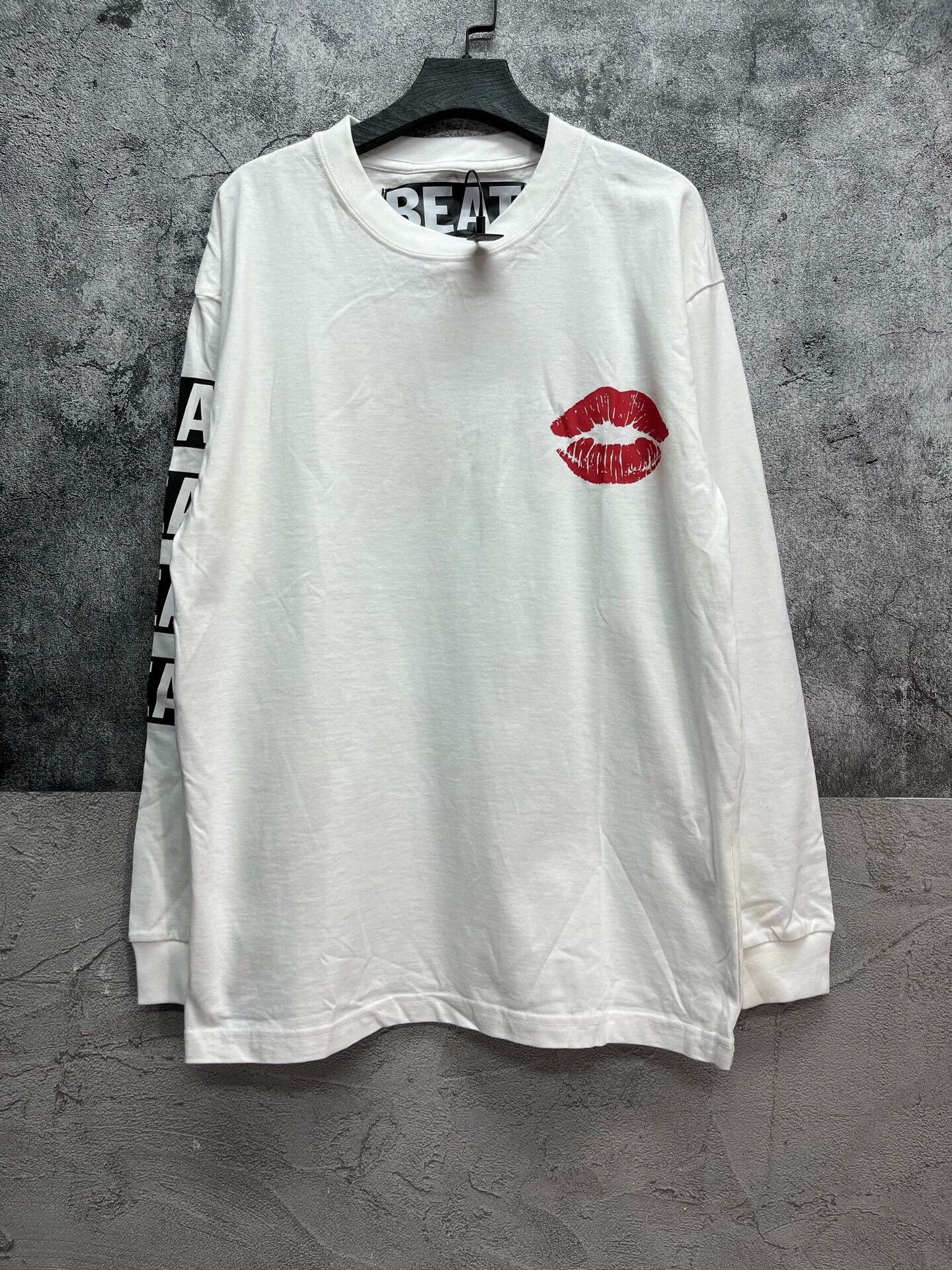 Other BEAT by Kazuki Kuraishi Red Lips Long Sleeve Top M Size US M / EU 48-50 / 2 - 1 Thumbnail