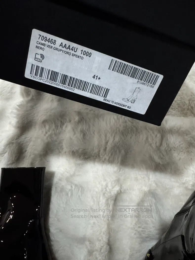 Saint Laurent Paris Saint Laurent Paris Black Gold Men's Boots Leather Boots Size US 8.5 / EU 41-42 - 9 Thumbnail