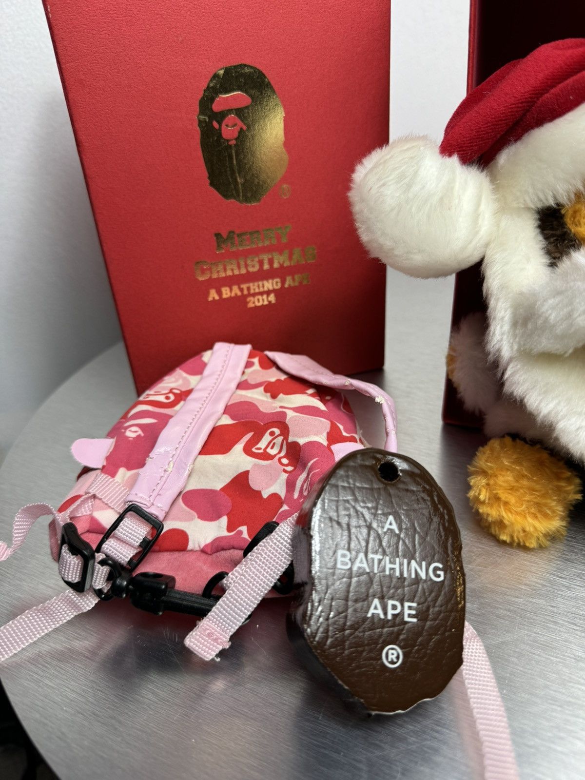 Bape Bape 2014 Christmas baby milo plush doll + Accessories Size ONE SIZE - 4 Thumbnail