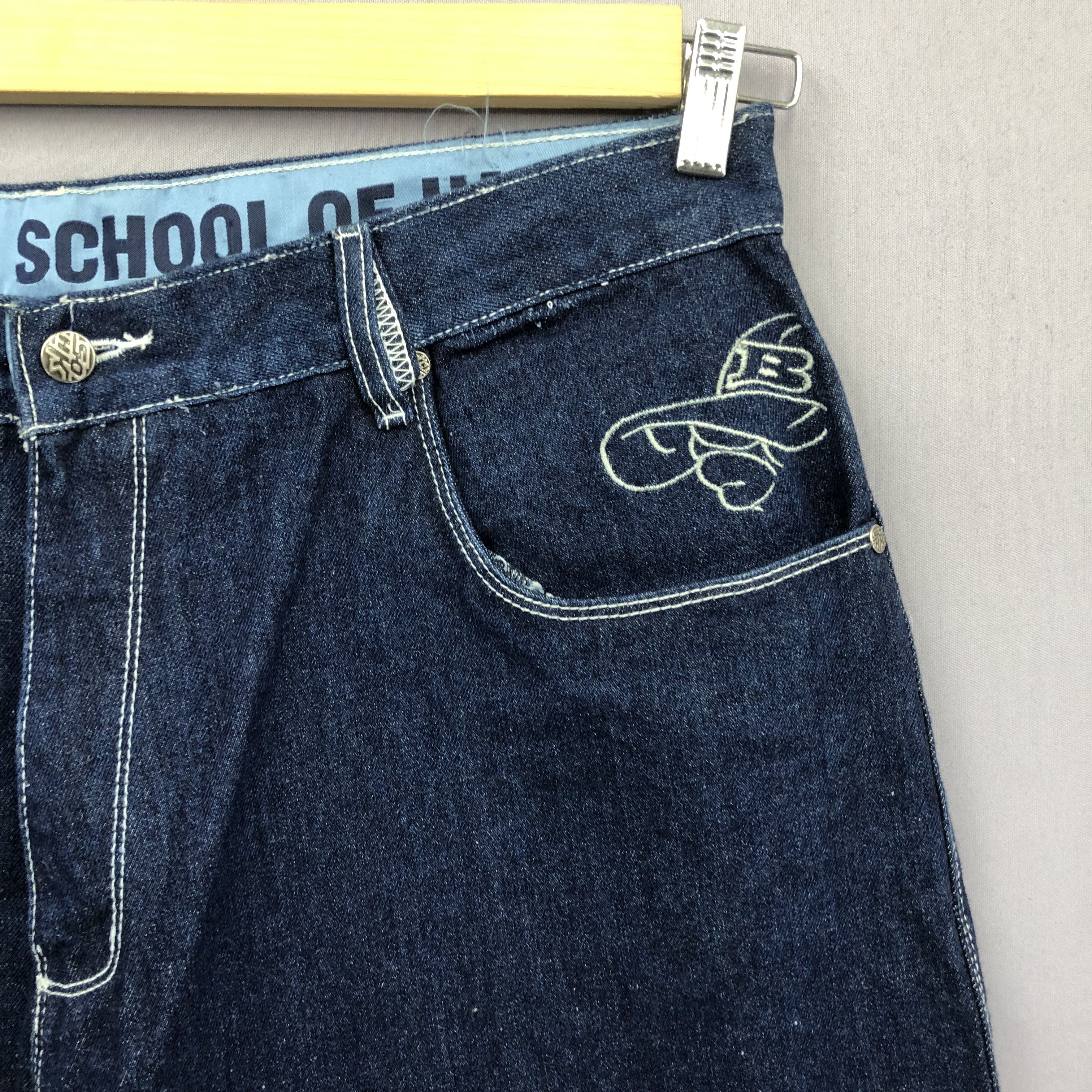 JNCO Crazy Vintage 90s JNCO Style Baggy Jeans SOHK Skater Denim Size US 38 / EU 54 - 7 Thumbnail