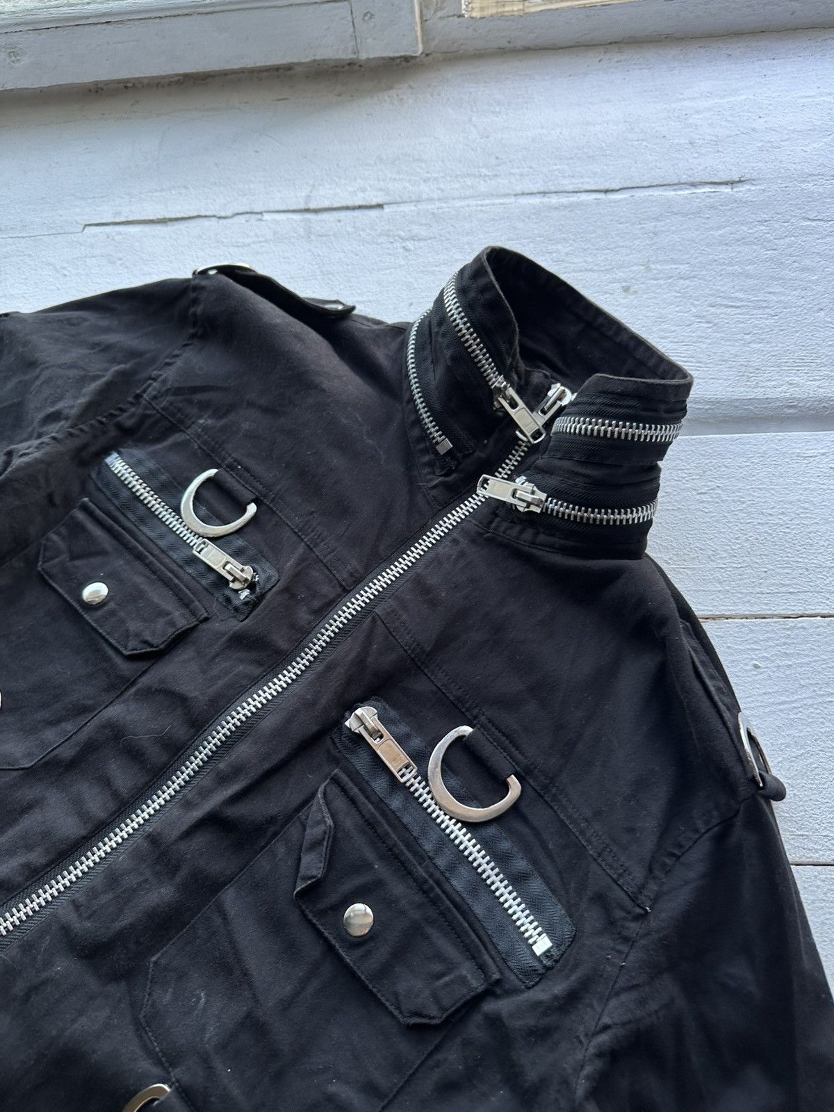 Other 🚨GOTHICANO PUNK OPIUM ZIPPER BONDAGE JACKET OWENS ISSEY Size US M / EU 48-50 / 2 - 5 Thumbnail