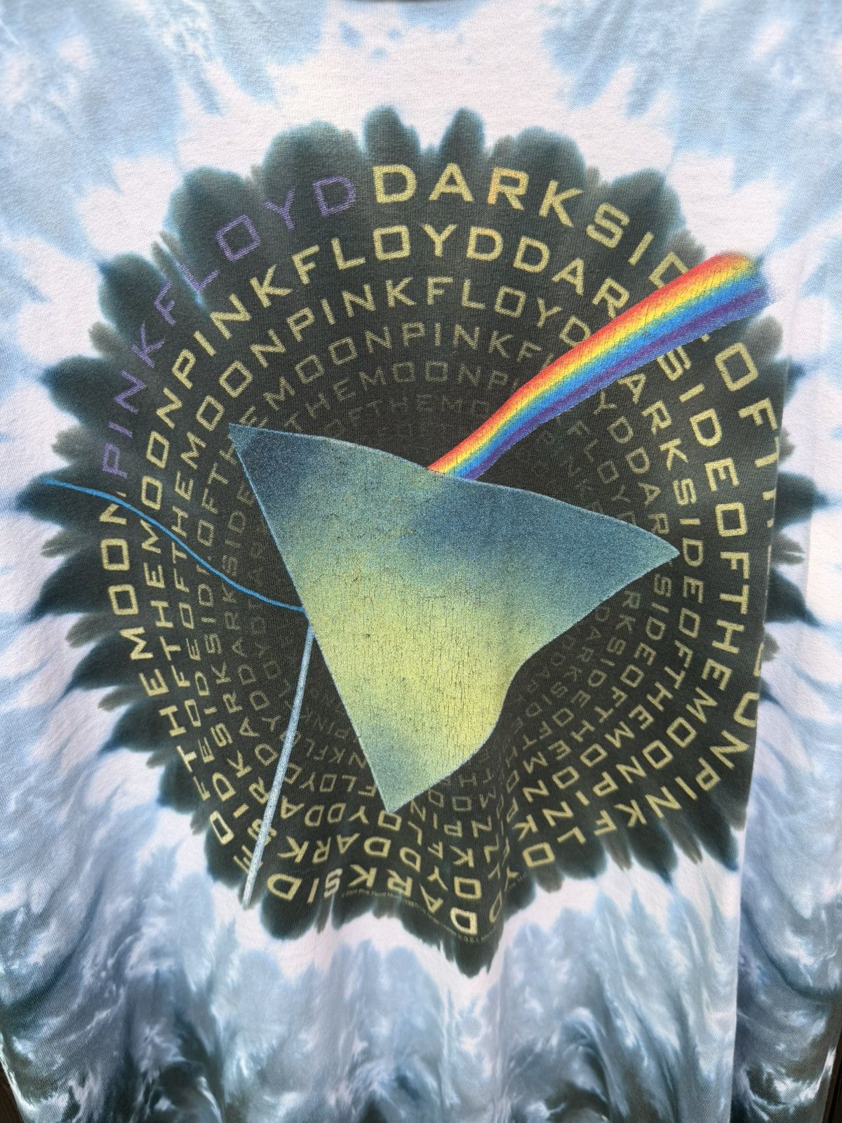 Band Tees VTG 2004 Pink Floyd Dark Side of The Moon Tie Dye tee Large Size US L / EU 52-54 / 3 - 2 Thumbnail