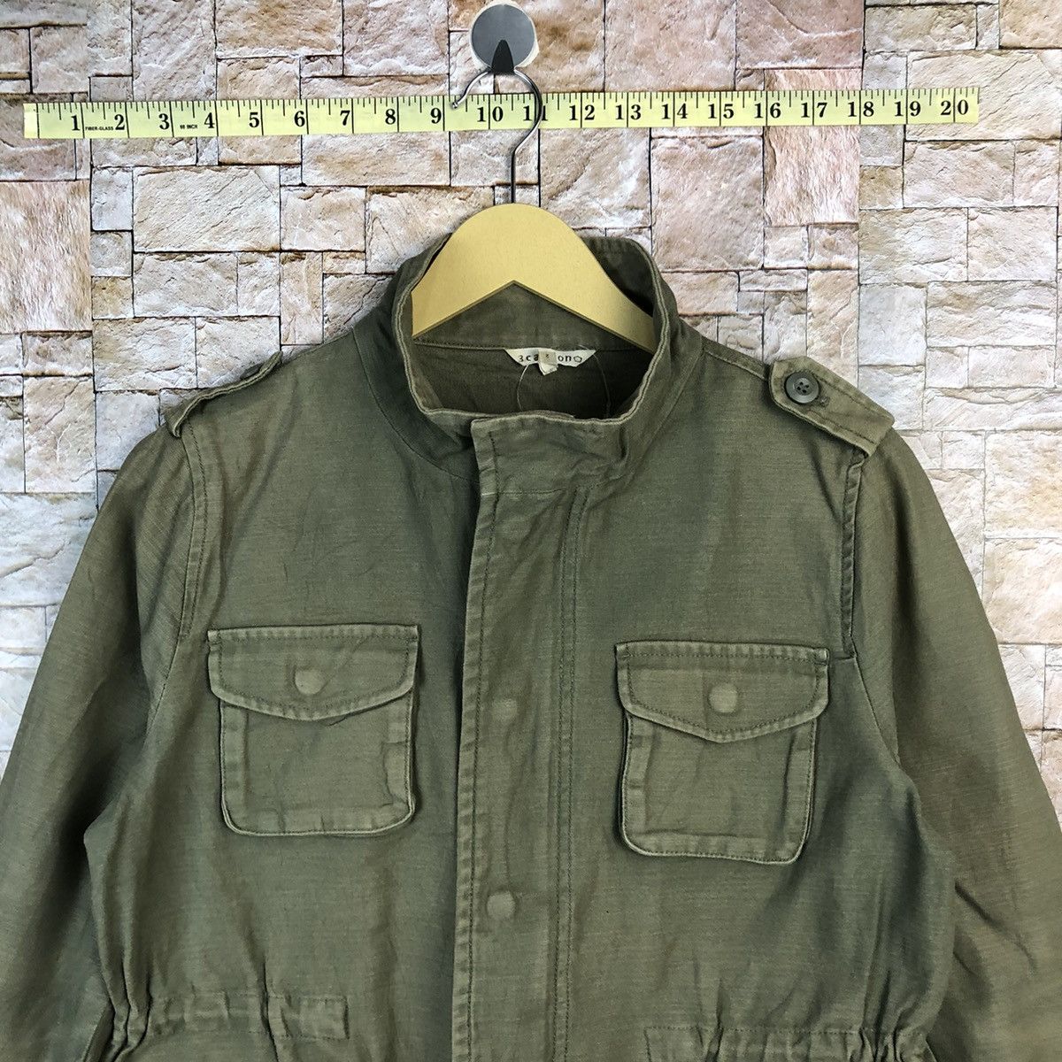 Japanese Brand 3 Can4on Green multipocket military army jacket #A533 Size US M / EU 48-50 / 2 - 5 Thumbnail