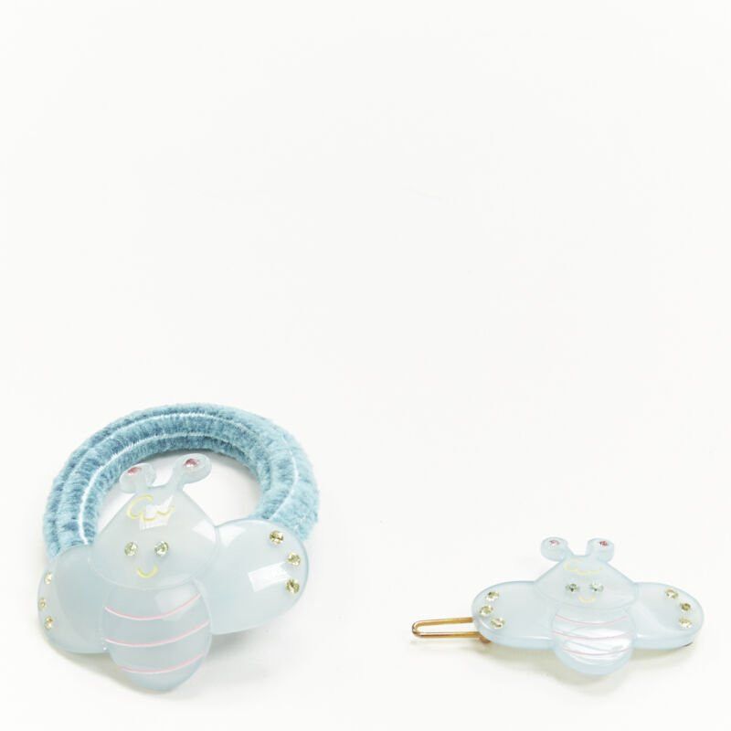 Other CHIC & MODE Alexandre Zouari crystal bee blue acrylic hair band clip X2 Size ONE SIZE - 1 Thumbnail