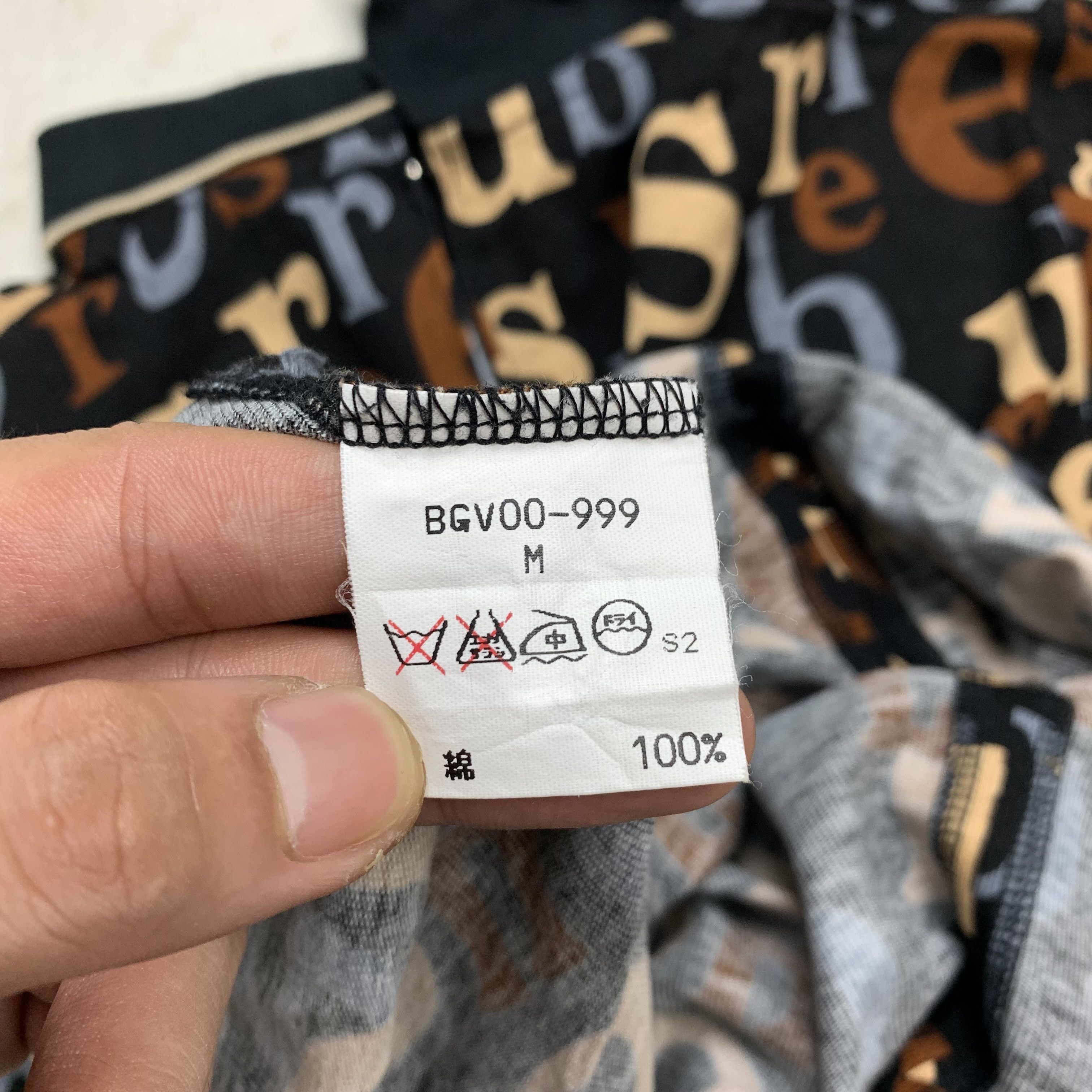 Burberry Vintage Burberry Over Print SAMPLE L/S Tshirt Size M / US 6-8 / IT 42-44 - 5 Thumbnail