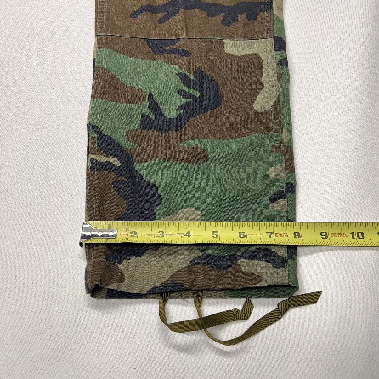 Vintage Military Pants Green Camo Cargo Woodland US Army Baggy Size US 28 / EU 44 - 21 Thumbnail