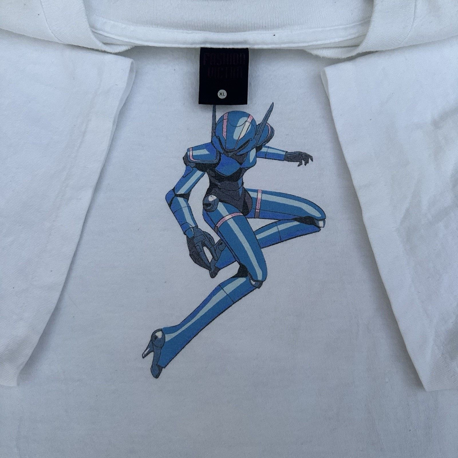 Anime × Fashion Victim × Vintage Vintage 90s 1996 Fashion Victim Bubblegum Crash Anime Tee Size US XL / EU 56 / 4 - 2 Thumbnail