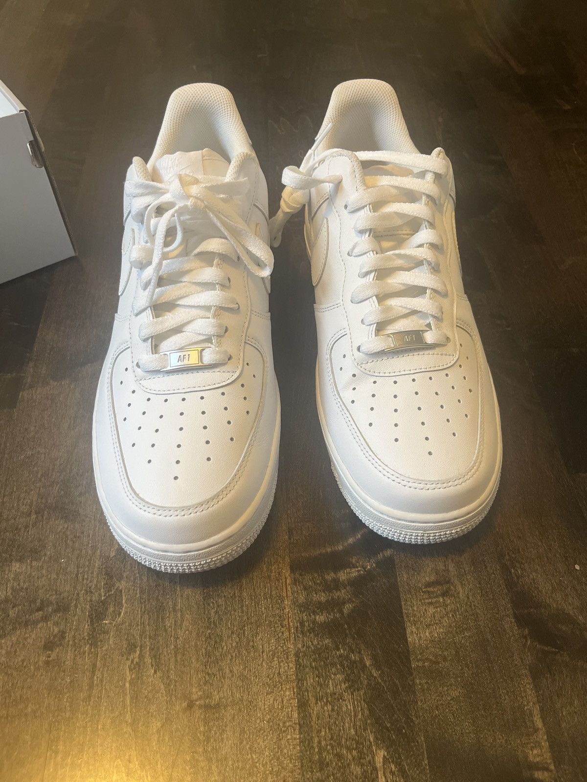 image of Nike Air Force One Shoes in White, Men's (Size 11.5)