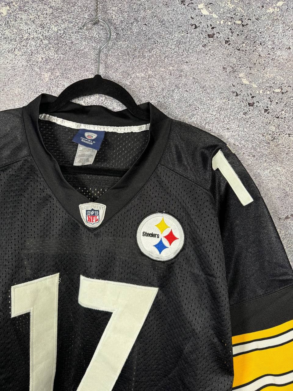 Reebok Reebok Pittsburgh Steelers Jersey #17 Mike Wallace XL Size Size US XL / EU 56 / 4 - 4 Thumbnail