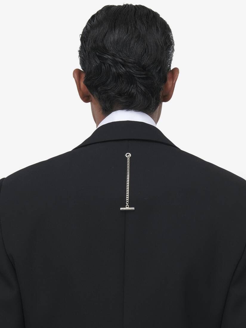 Alexander McQueen o1srvl11e0226 Crystal Stud Embroidery Single-Breasted Jacket Size US S / EU 44-46 / 1 - 5 Thumbnail